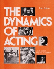 Front cover of The dynamics of acting by Joan Moran