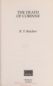 Cover of The death of Corinne by R. T. Raichev