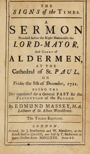 Front cover of The signs of the times by Edmund Massey