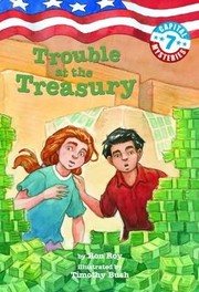Cover of Trouble at the Treasury by Ron Roy