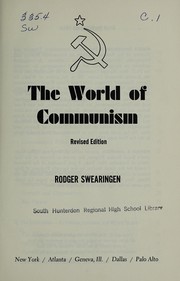 Cover of The world of communism by Rodger Swearingen