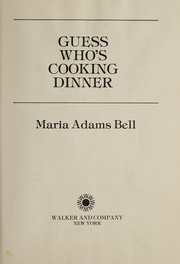 Cover of Guess who's cooking dinner by Unknown