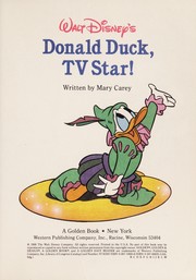 Cover of Walt Disneyʼs Donald Duck, TV star! by Mary Carey