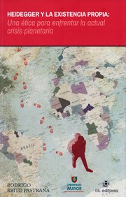 Front cover of Heidegger y la existencia propia by Rodrigo Brito Pastrana