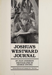 Cover of Joshua's westward journal by Joan Anderson
