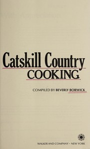 Cover of Catskill country cooking by Unknown