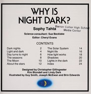 Cover of Why Is Night Dark? by Sophy Tahta