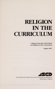 Front cover of Religion in the Curriculum by ASCD Panel on Religion in the Curriculum.