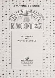 Front cover of Electricity and magnetism by Kay Davies