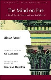 Cover of The mind on fire by Blaise Pascal