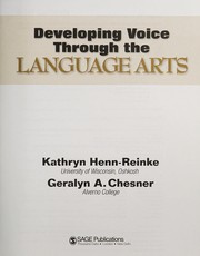 Front cover of Developing voice through the language arts by Kathryn Henn-Reinke