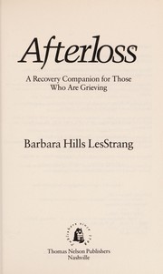 Cover of Afterloss by Barbara Hills LesStrang