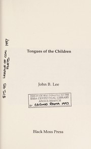 Front cover of Tongues of the Children by John B. Lee
