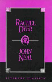 Cover of Rachel Dyer by John Neal