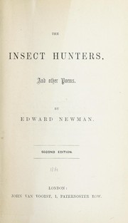 Front cover of The insect hunters by Newman, Edward