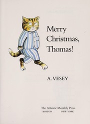Cover of Merry Christmas, Thomas! by A. Vesey