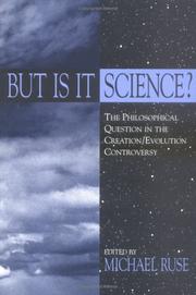 Cover of But Is It Science? by Michael Ruse
