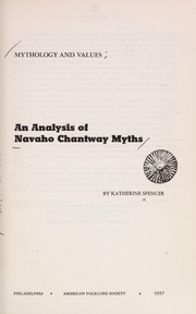 Front cover of Mythology and Values by Katherine Spencer