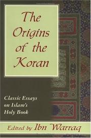 Front cover of The Origins of the Koran by Ibn Warraq.