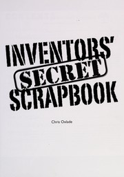 Front cover of Inventors' secret scrapbook by Chris Oxlade