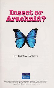 Front cover of Insect or Arachnid? by Kristin Cashore