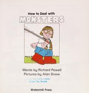 Front cover of How to deal with monsters by Powell, Richard