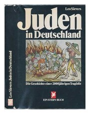 Front cover of Juden in Deutschland by Leo Sievers
