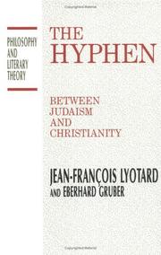 Cover of The hyphen by Jean-François Lyotard