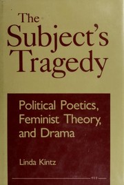 Front cover of The subject's tragedy by Linda Kintz