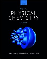 Front cover of Atkins' physical chemistry by Peter Atkins