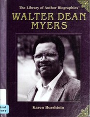 Front cover of Walter Dean Myers by Karen Burshtein