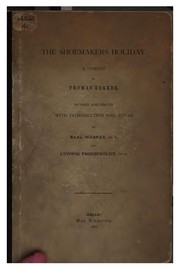 Front cover of The shoemaker's holiday by Thomas Dekker