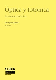 Front cover of Óptica y fotónica by Marc Figueras Atienza