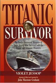 Cover of Titanic survivor by Violet Jessop