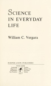 Front cover of Science in everyday life by William Charles Vergara