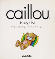 Front cover of Caillou by Joceline Sanschagrin