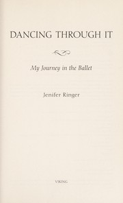 Cover of Dancing through it by Jenifer Ringer
