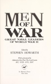 Front cover of Men of War by Stephen Howarth