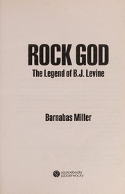 Cover of Rock god by Barnabas Miller