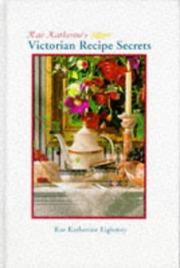 Front cover of Rae Katherine's Victorian recipe secrets by Rae Katherine Eighmey