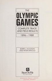 Cover of The Olympic Games by Barry J. Hugman