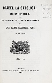 Front cover of Isabel la Católica by Tomás Rodríguez y Díaz Rubí