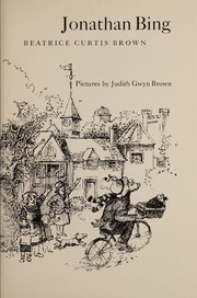 Front cover of Jonathan Bing and other verses by Beatrice Curtis Brown