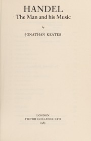 Cover of Handel by Jonathan Keates