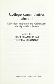 Cover of College communities abroad by Liam Chambers