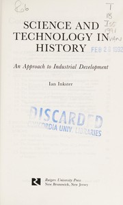 Cover of Science and technology in history by Ian Inkster