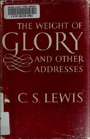 Front cover of The Weight of Glory by C. S. Lewis