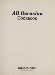 Front cover of Kitchen Fare All Occasion Cookbook by Kitchen Fare Editors