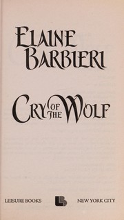 Front cover of Cry of the wolf by Elaine Barbieri