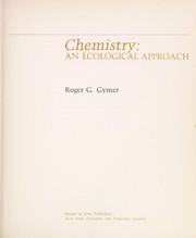 Front cover of Chemistry: an ecological approach by Roger G. Gymer